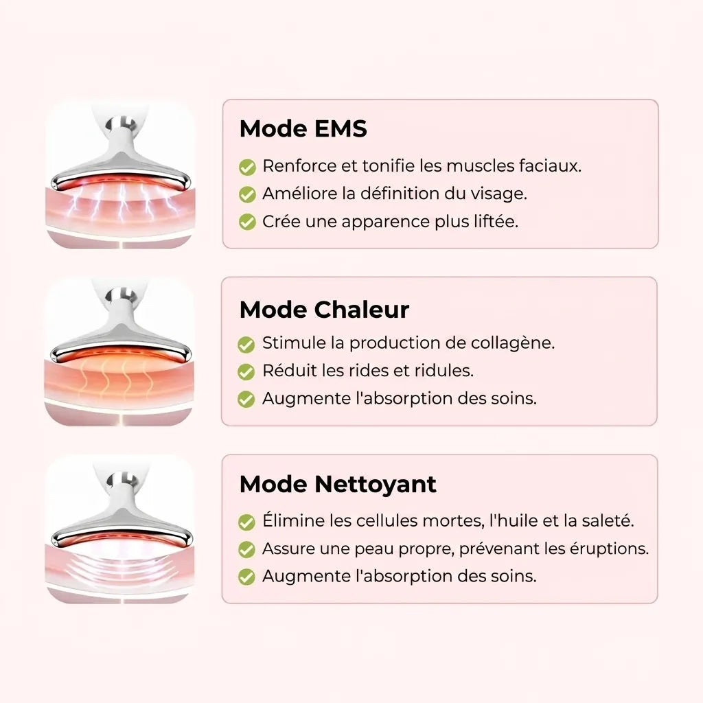 Sculpteur Facial Led 7-en-1 Sôra