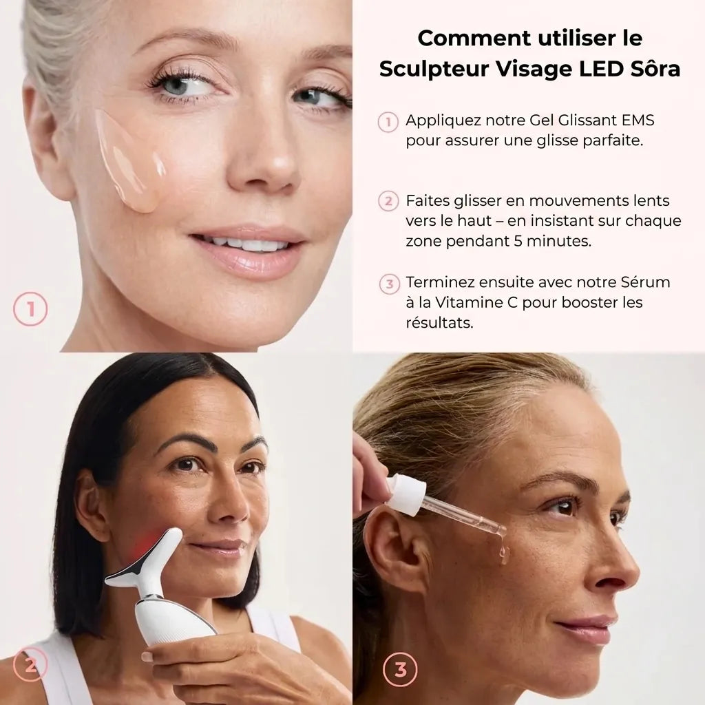 Sculpteur Facial Led 7-en-1 Sôra