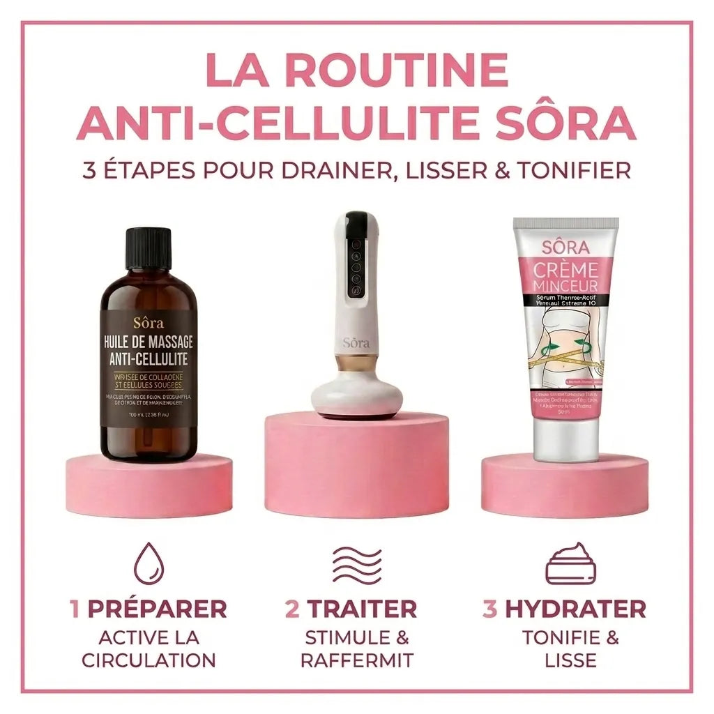 Sôra Sculpt – Masseur Drainant Anti-Cellulite