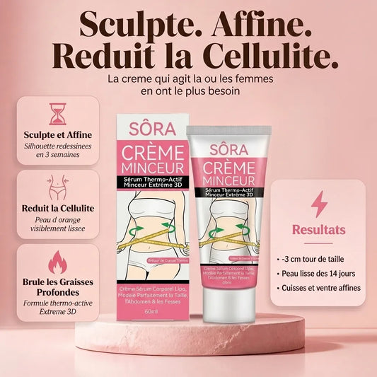 Sôra Cream – Crème Sculptante Anti-Cellulite