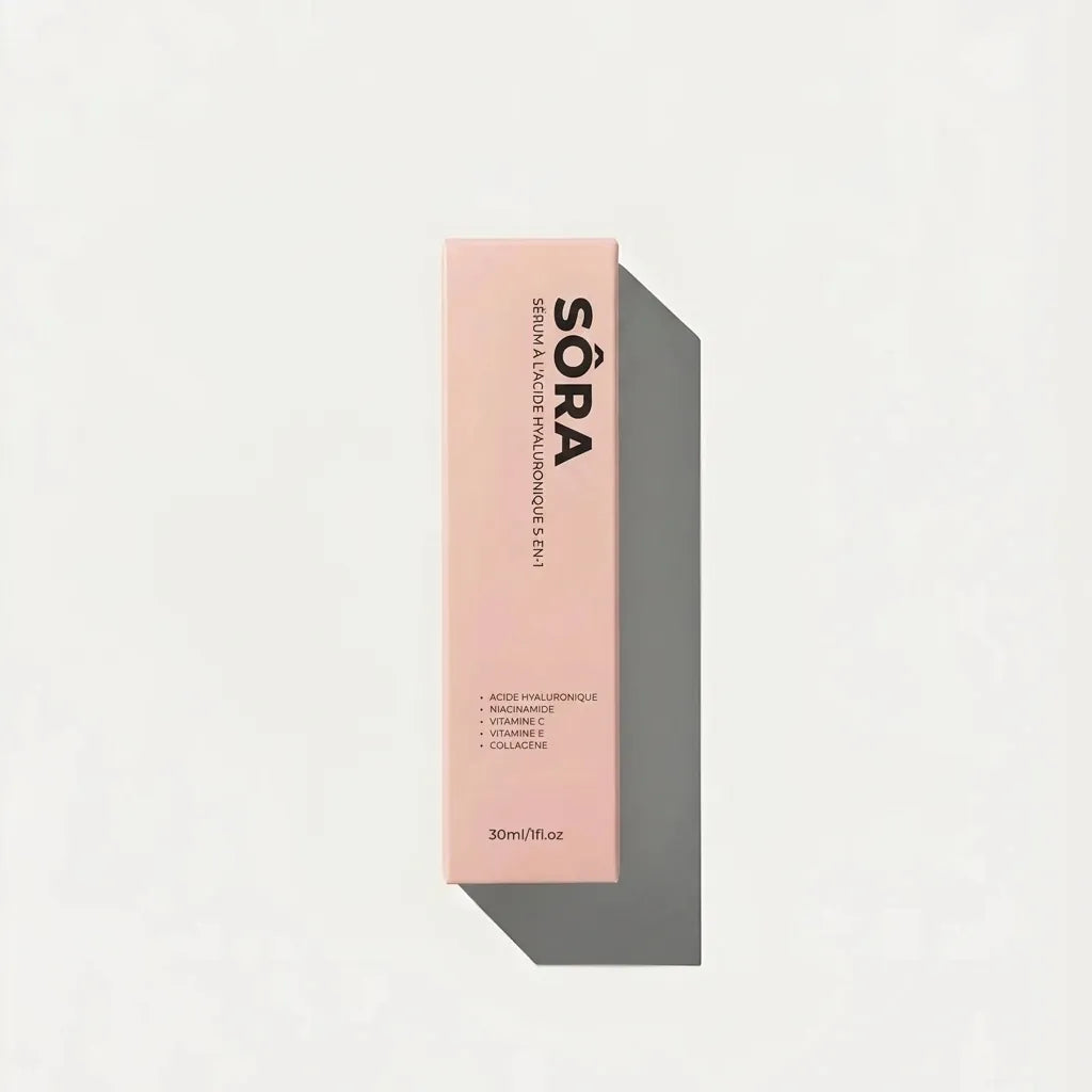 Sérum Visage Raffermissant 5-en-1 à l'Acide Hyaluronique