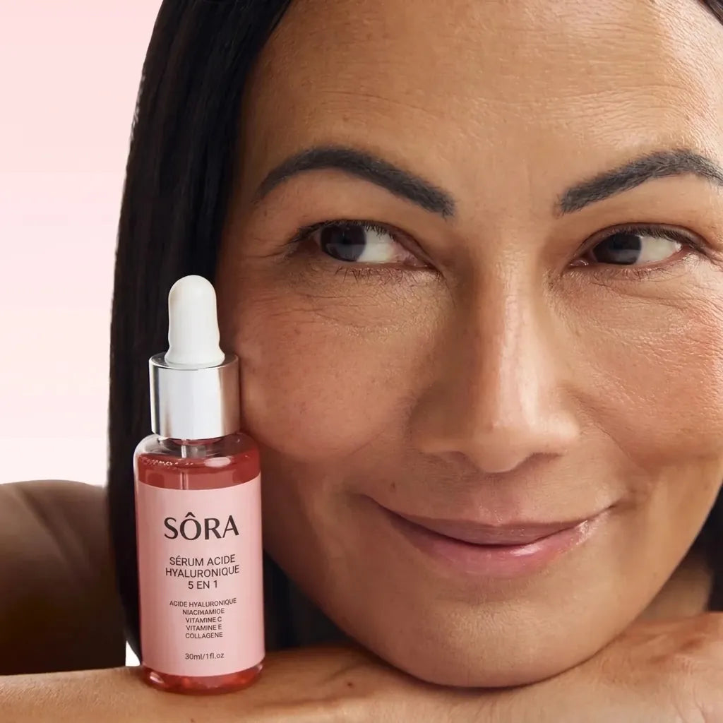 Sérum Visage Raffermissant 5-en-1 à l'Acide Hyaluronique